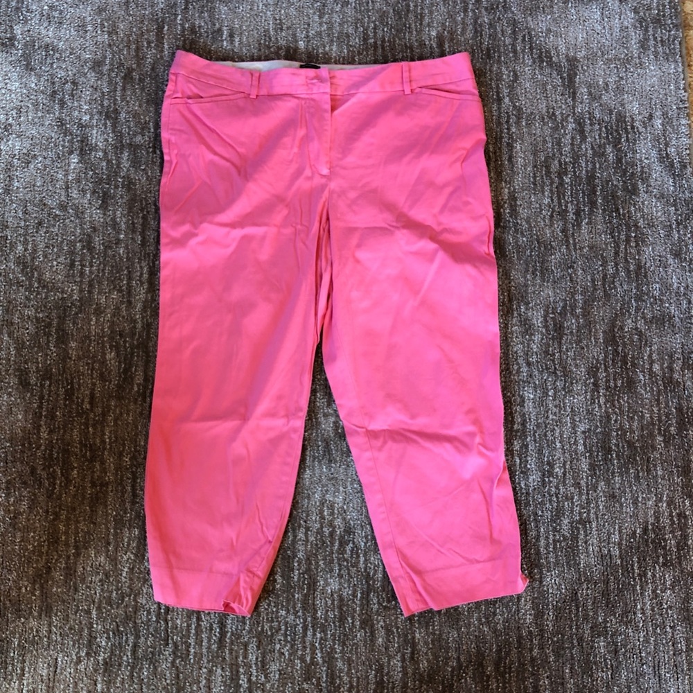 Talbots Pink Cropped Pants